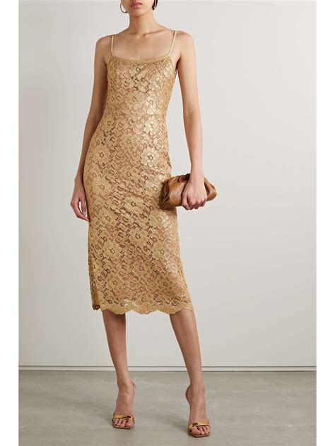 michael kors gold mini dress